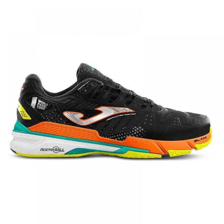 Joma Ténis WPT T.Slam 2201 Clay Preto Fluor Laranja