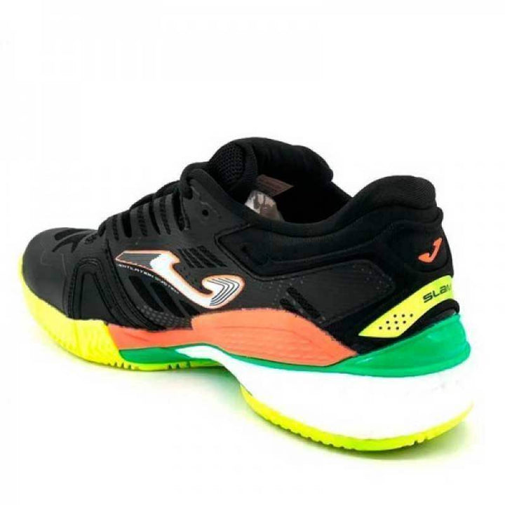 Joma WPT T.Slam 2201 Clay Black Fluor Orange Shoes