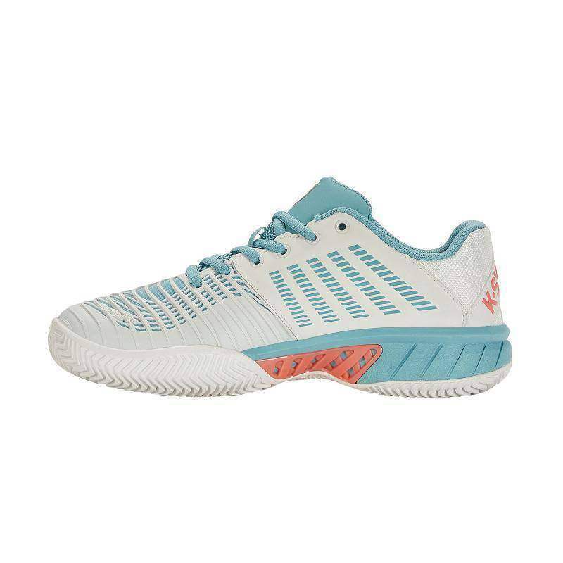 Tênis feminino Kswiss Express Light 3 HB branco turquesa