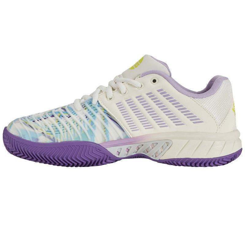 Zapatillas Kswiss Express Light 3 HB Padel Blanco Purpura Mujer