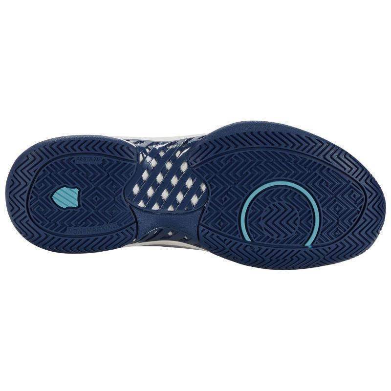 Ténis Kswiss Express Light Pickleball branco azul escuro ciano