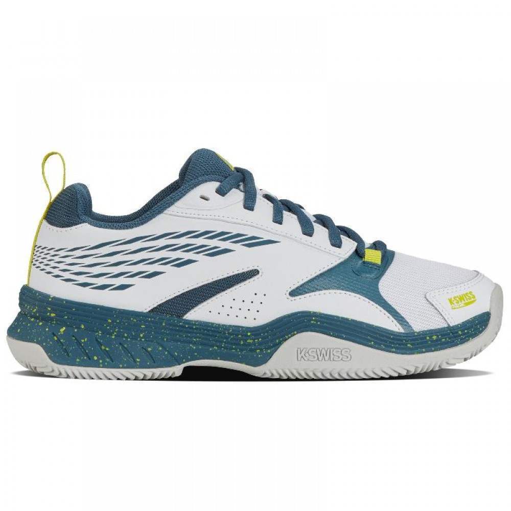 Kswiss Speedex Padel Shoes White Indian Teal