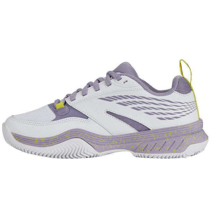 Kswiss Speedex Padel White Purple Women's Shoes