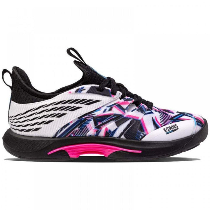 Ténis Kswiss Speedtrac Padel branco preto rosa néon