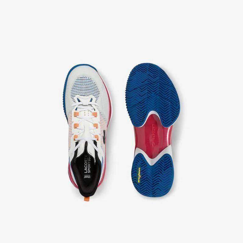 Lacoste AG-LT 21 Ultra White Blue Red Sneakers