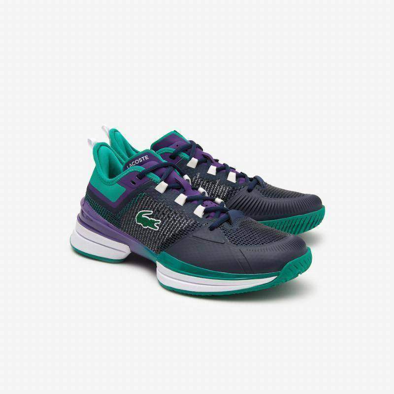 Lacoste AG-LT 21 Ultra Black Green Purple Sneakers