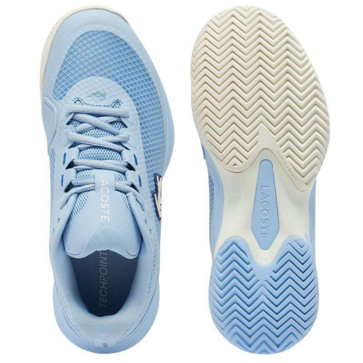 Tênis feminino Lacoste Tech Point azul branco