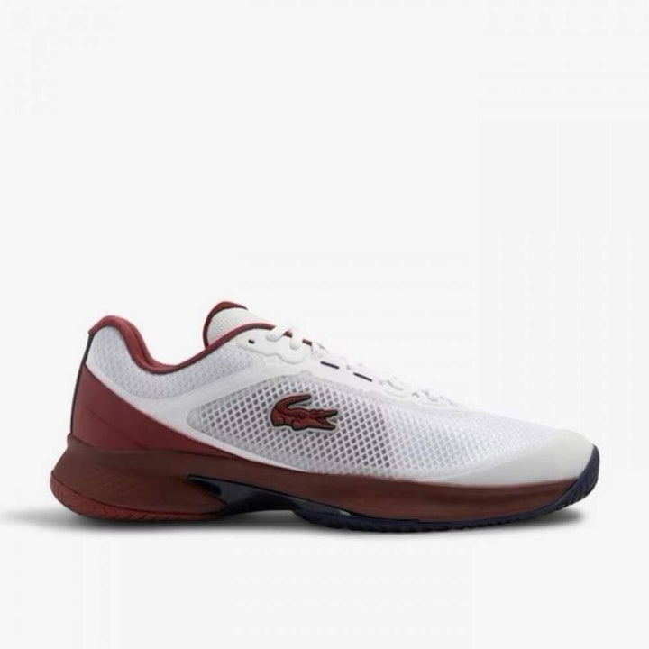 Lacoste Tech Point White Burgundy Sneakers