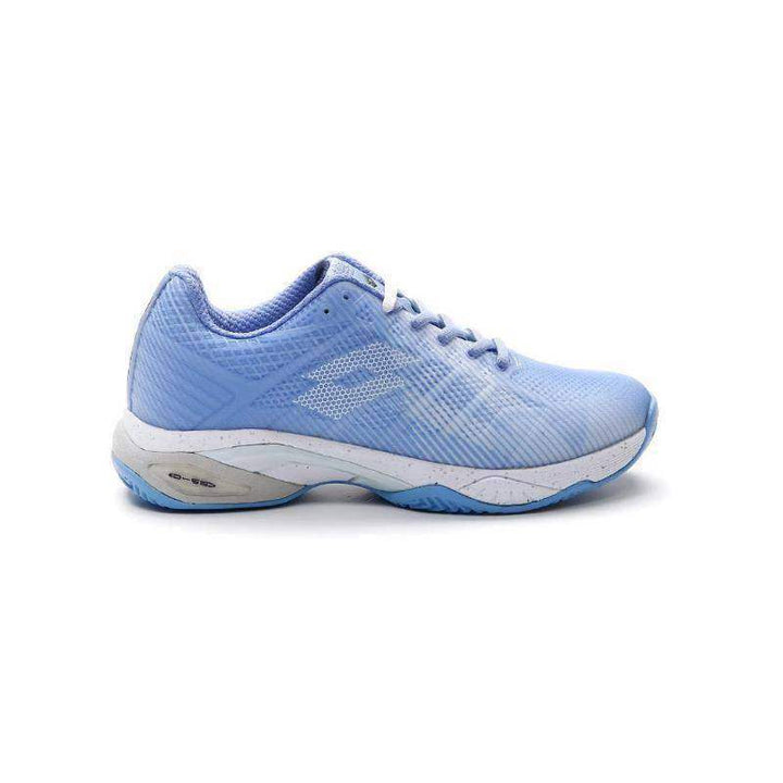 Sapatos femininos Lotto Mirage 300 III CLY azul lavanda branco