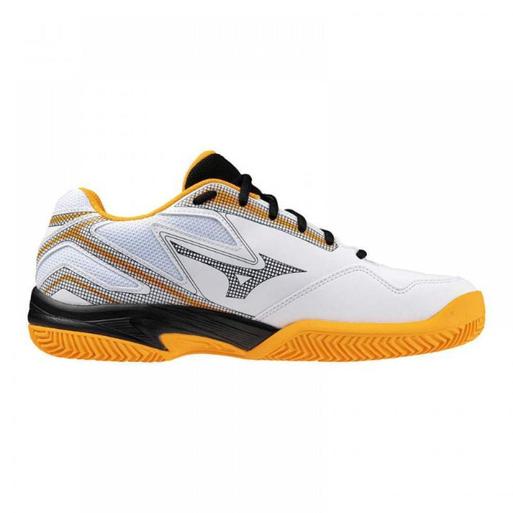 Ténis Mizuno Break Shot 4 Padel branco azul laranja