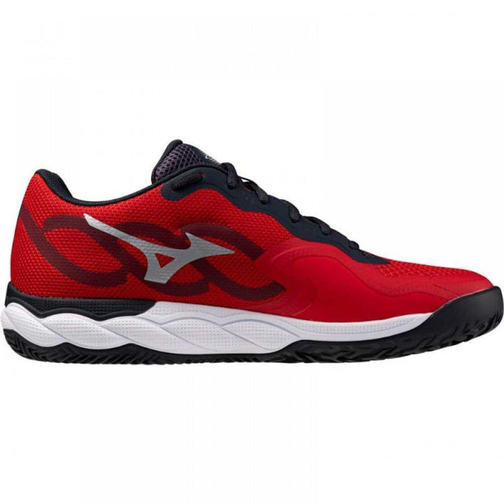 Ténis Mizuno Wave Enforce Court Padel vermelho branco preto