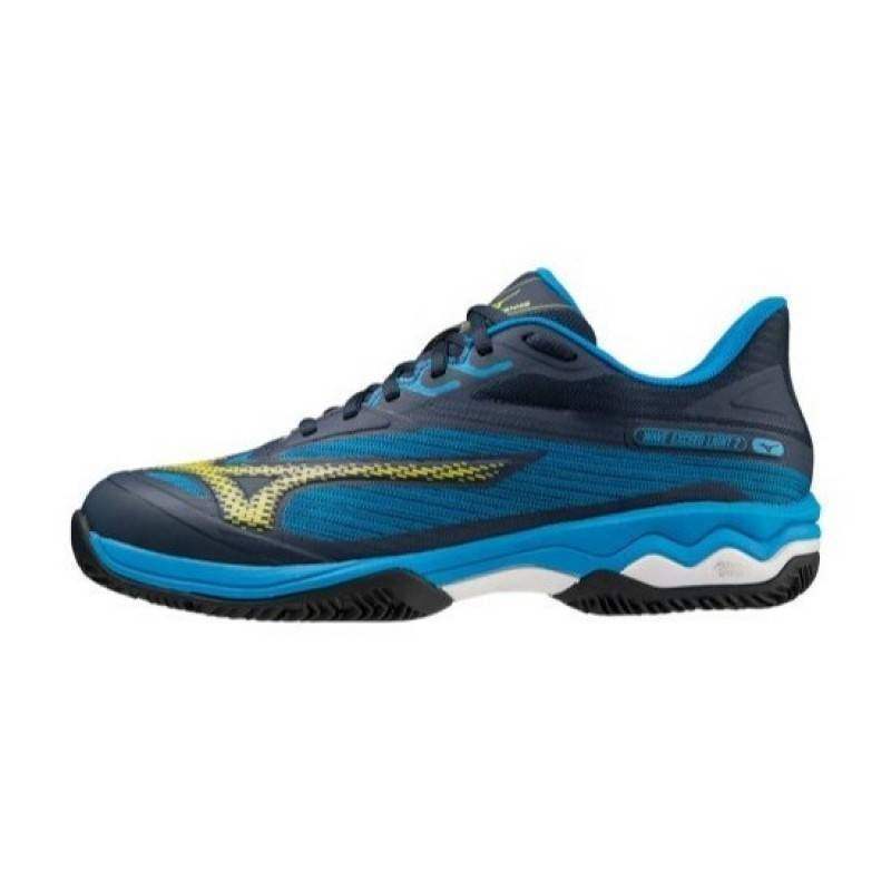 Mizuno Wave Exceed Light 2 CC Shoes Blue Yellow