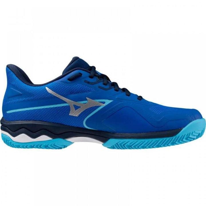 Ténis Mizuno Wave Exceed Light 2 Clay azul branco