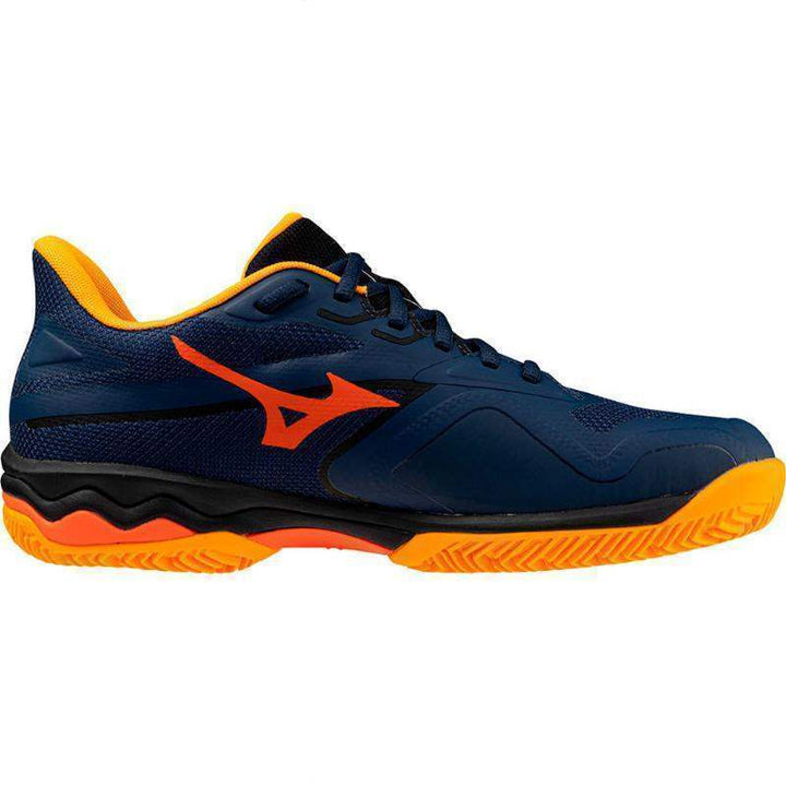 Mizuno Wave Exceed Light 2 Padel Shoes Blue White Orange