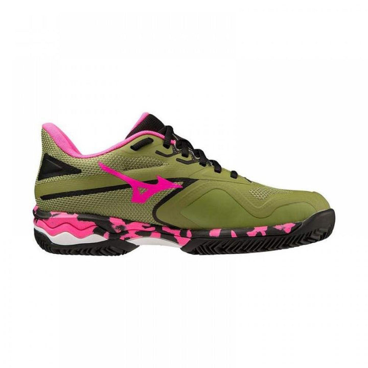 Sapatos femininos Mizuno Wave Exceed Light 2 verdes fúcsia