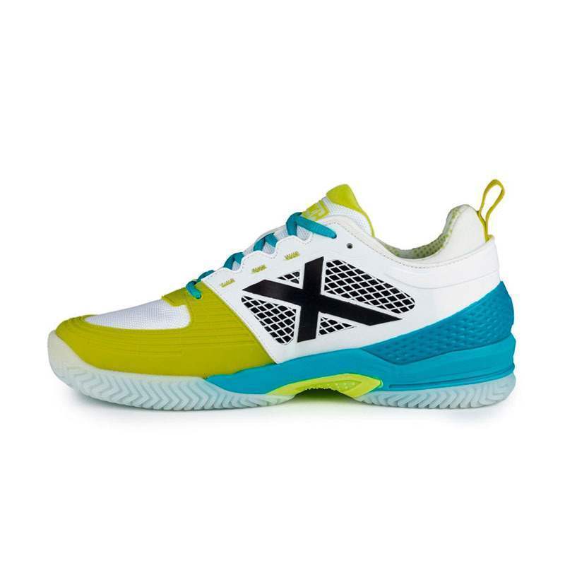 Munich Atomik 34 White Green Blue Sneakers