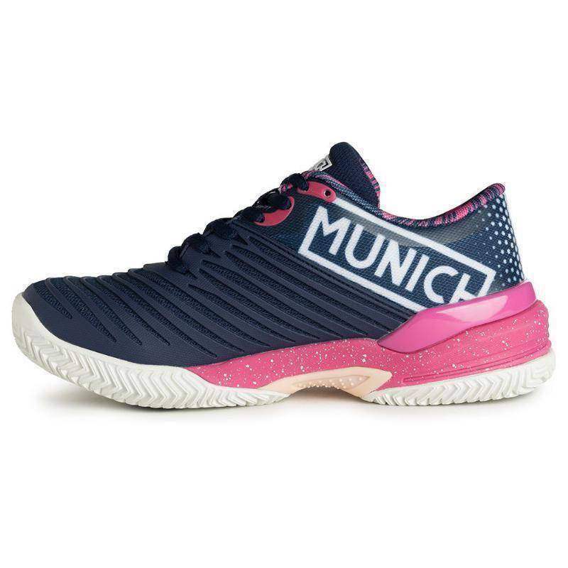Munich Padx 40 Navy Fuchsia Sneakers
