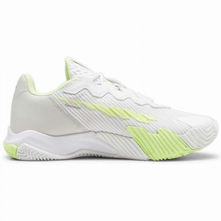 Ténis Puma Nova Elite branco azul verde