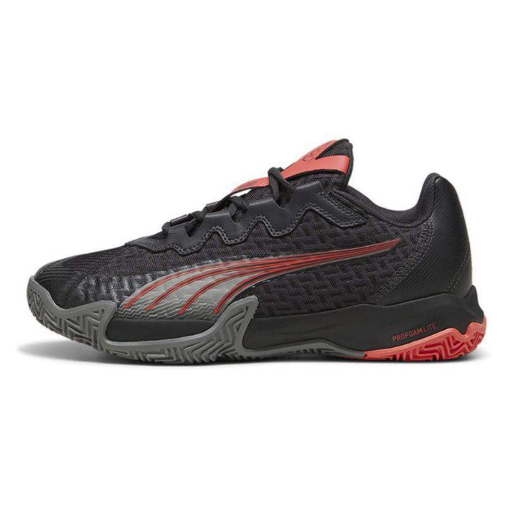 Puma Nova Elite Sneakers Dark Grey Black Red