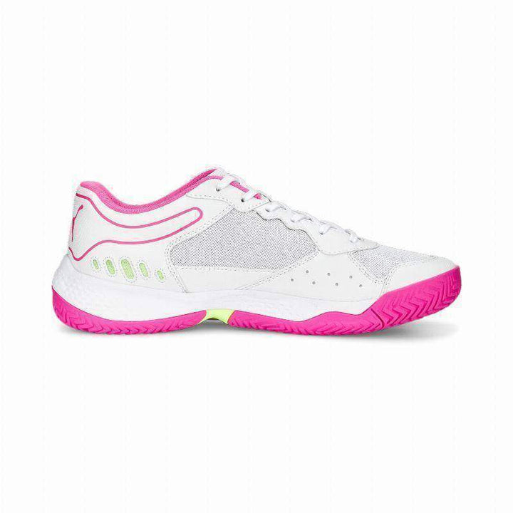 Zapatillas Puma Solarsmash RCT Blanco Fucsia Mujer