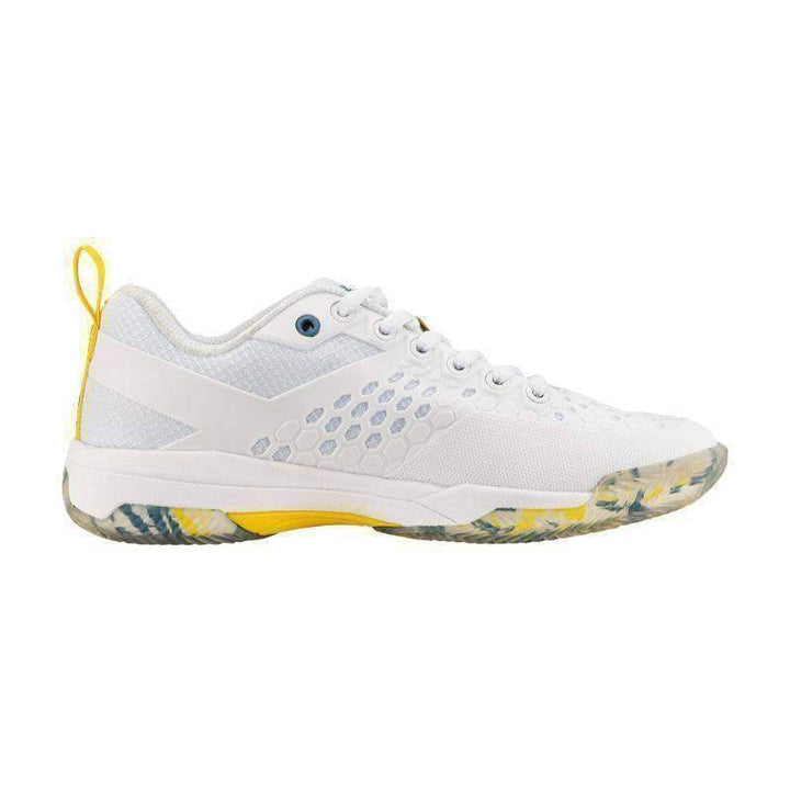 Salming Rebel White Blue Yellow Sneakers