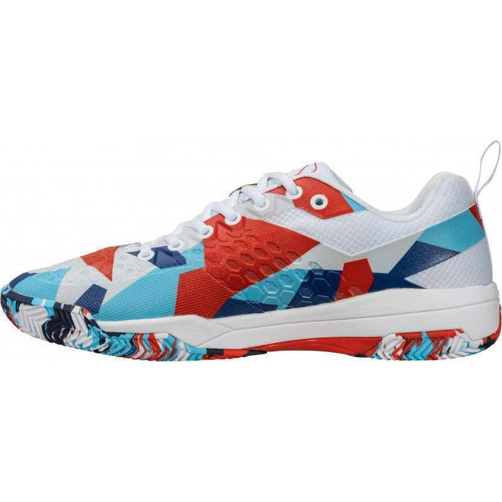 Zapatillas Salming Rebel Camo Blanco Rojo Azul