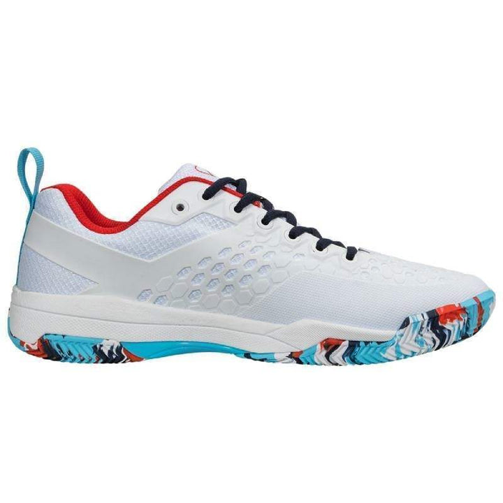 Zapatillas Salming Rebel Light Dazzle Blanco Rojo Azul Mujer