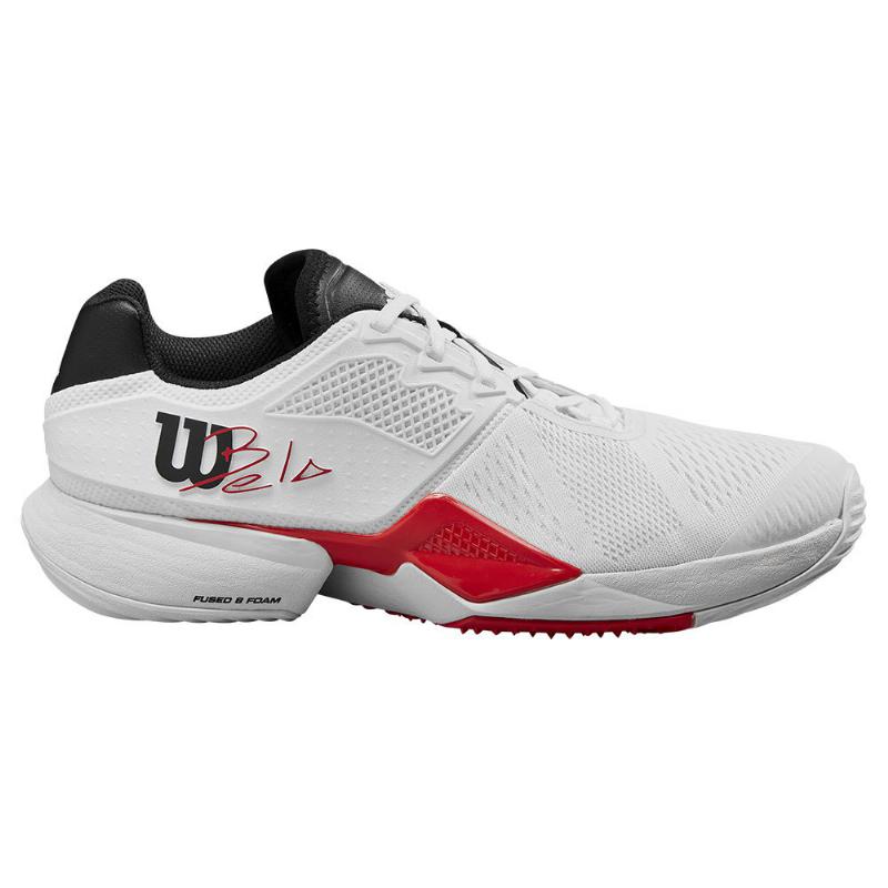 Wilson Bela Tour Shoes White Red Black