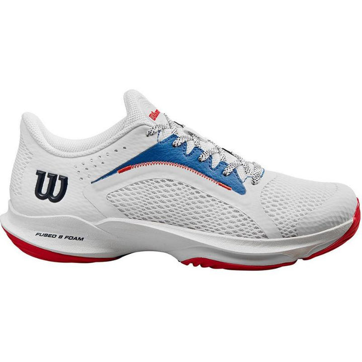 Sapatos femininos Wilson Hurakn 2.0 branco azul vermelho