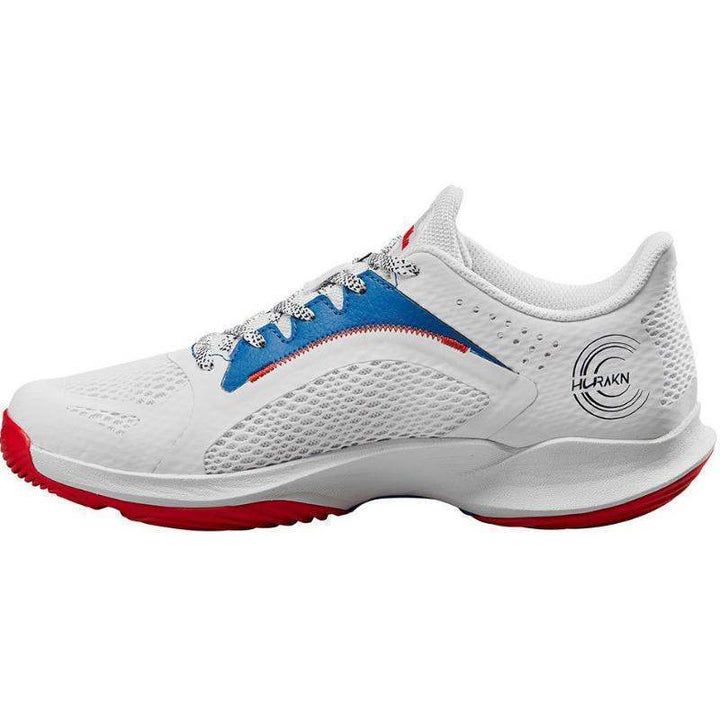 Sapatos femininos Wilson Hurakn 2.0 branco azul vermelho