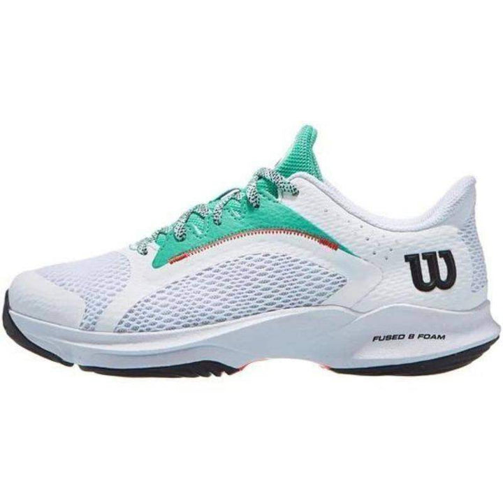 Sapatos femininos Wilson Hurakn 2.0 branco turquesa