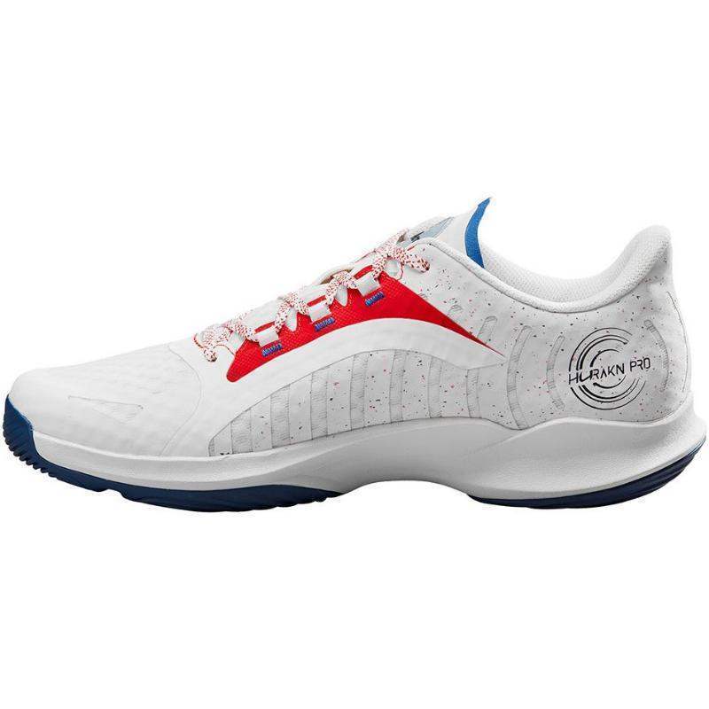 Wilson Hurakn Pro White Red Blue Shoes