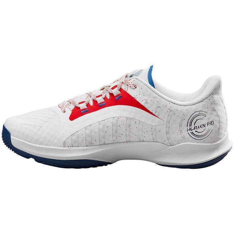 Wilson Hurakn Pro White Red Blue Women's Shoes