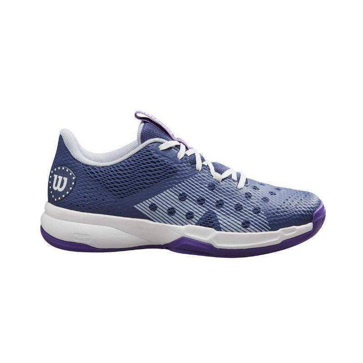 Sapatos femininos Wilson Hurakn Team Cobalt Lilás Branco