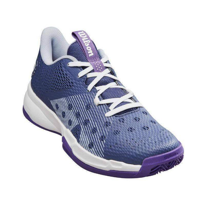 Sapatos femininos Wilson Hurakn Team Cobalt Lilás Branco