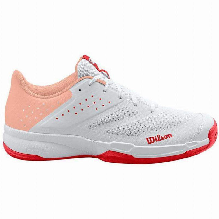 Tênis feminino Wilson Kaos Stroke 2.0 branco coral