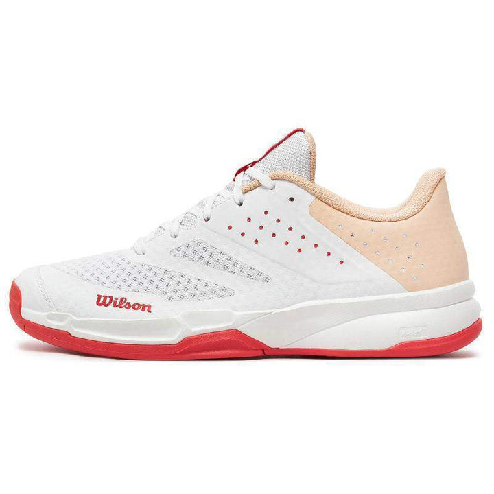 Tênis feminino Wilson Kaos Stroke 2.0 branco coral