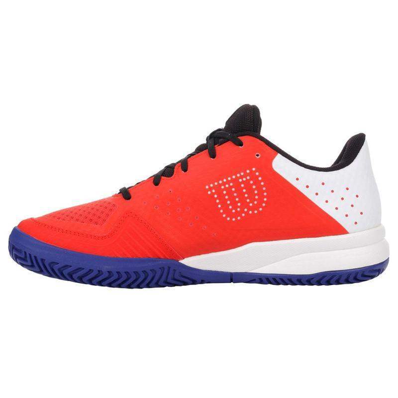 Wilson Kaos Stroke 2.0 White Orange Blue Shoes