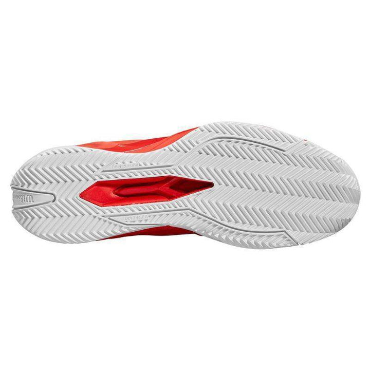 Ténis Wilson Rush Pro 4.5 Clay vermelho branco