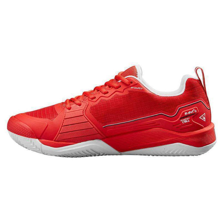 Zapatillas Wilson Rush Pro 4.5 Clay Rojo Blanco