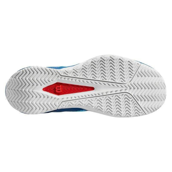 Zapatillas Wilson Rush Pro Lite Azul Royal Cielo Blanco Mujer